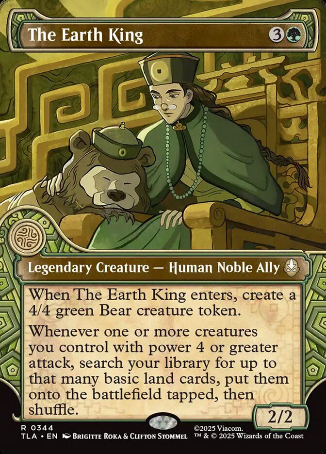The Earth King Showcase 344 (Avatar: The Last Airbender)  - Foil | Good Games Adelaide SA