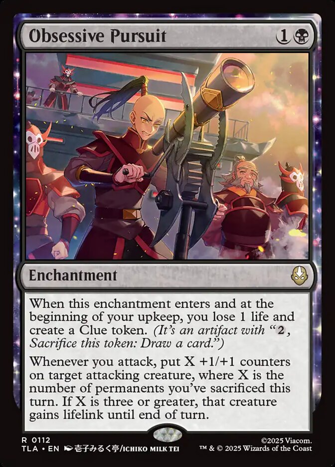 Obsessive Pursuit 112 (Avatar: The Last Airbender)  - Foil | Good Games Adelaide SA