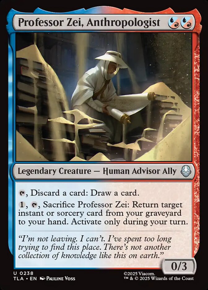 Professor Zei, Anthropologist 238 (Avatar: The Last Airbender)  | Good Games Adelaide SA
