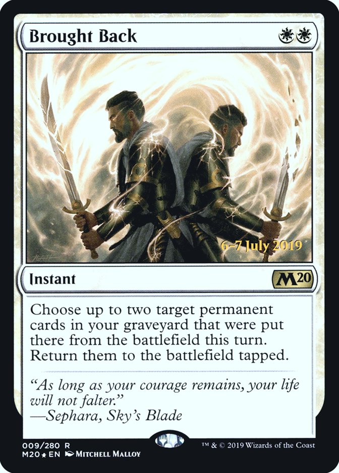 Brought Back 9 (Prerelease Cards)  - Foil | Good Games Adelaide SA