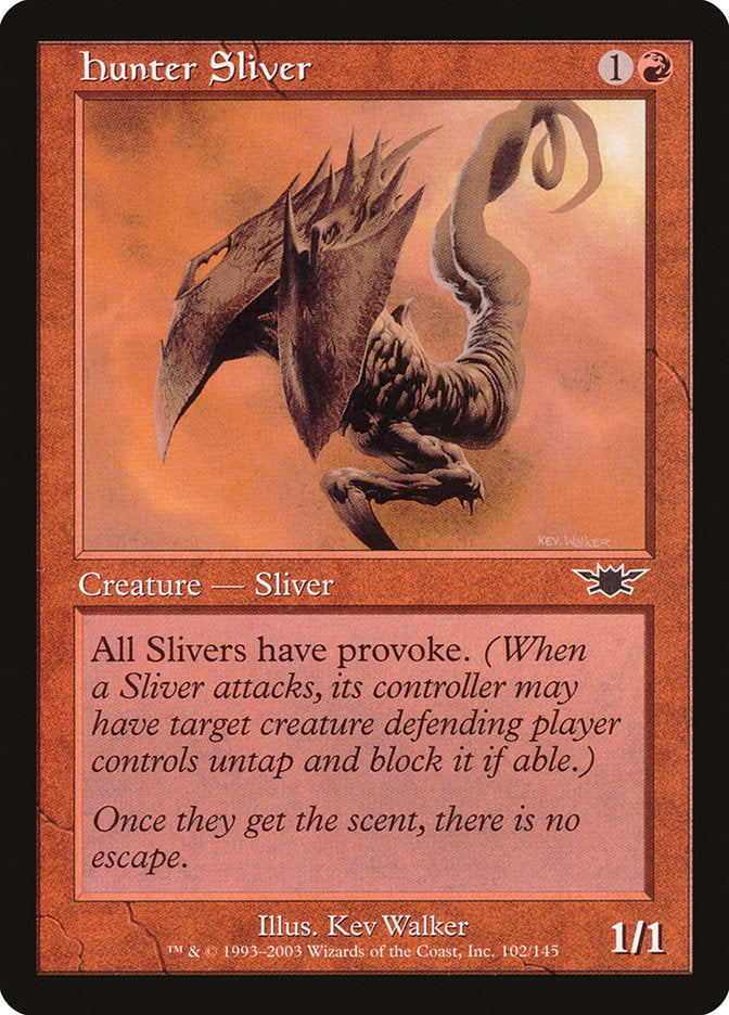 Hunter Sliver 102 (Legions)  - Foil | Good Games Adelaide SA