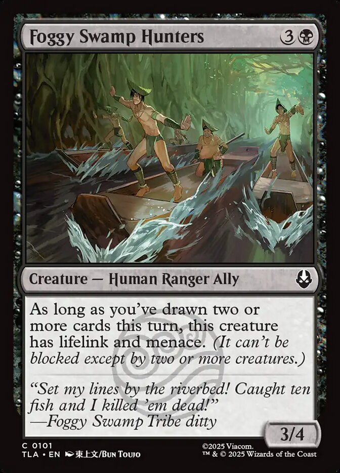 Foggy Swamp Hunters 101 (Avatar: The Last Airbender)  - Foil | Good Games Adelaide SA