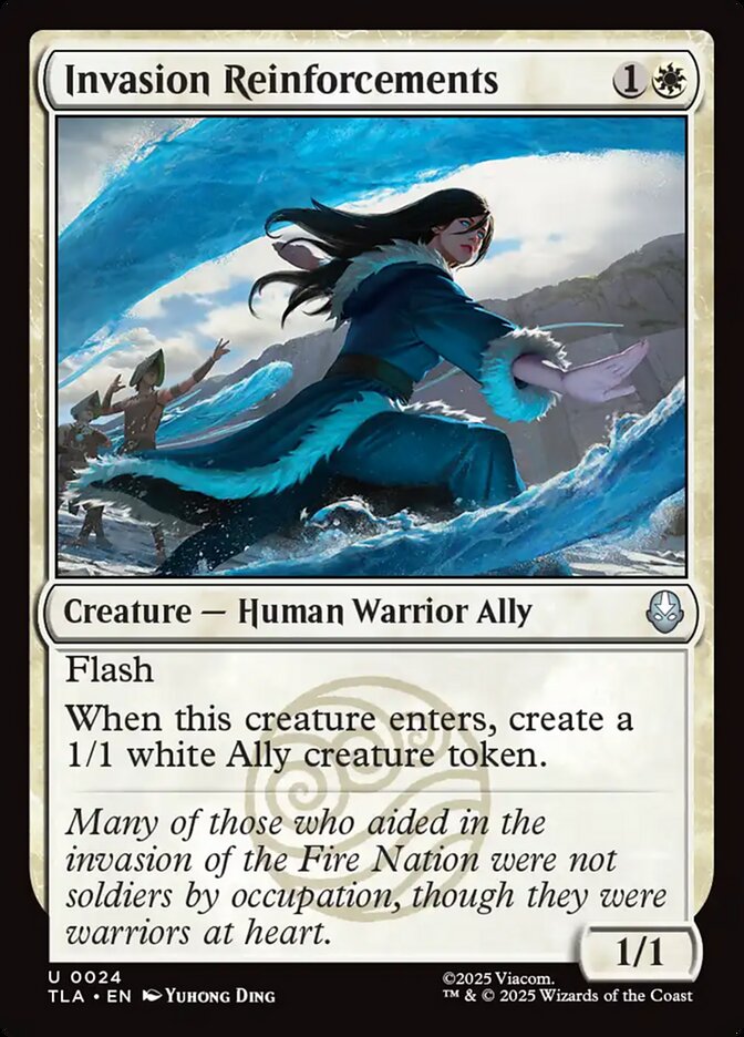 Invasion Reinforcements 24 (Avatar: The Last Airbender)  - Foil | Good Games Adelaide SA