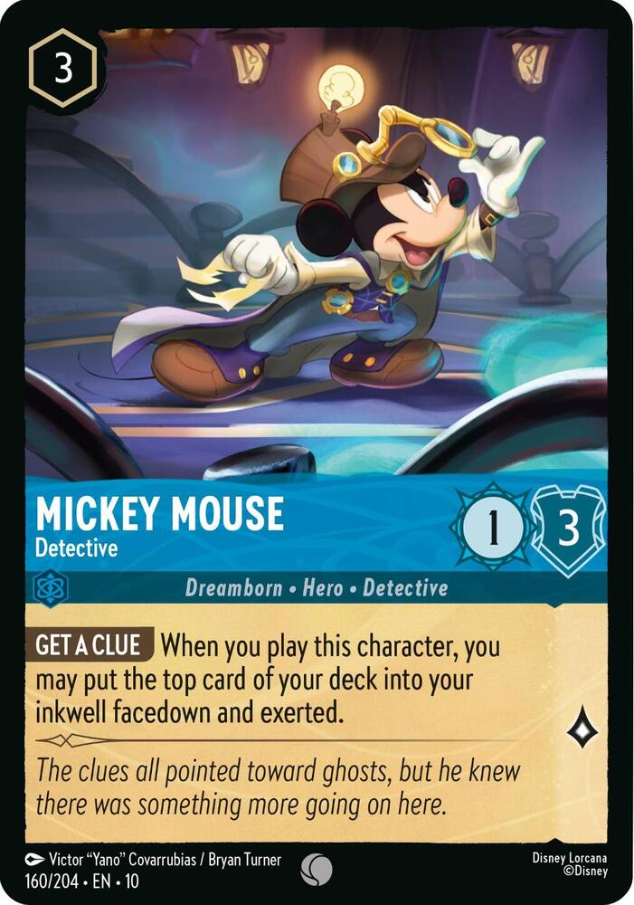 Mickey Mouse Detective 160/204 (Whispers in the Well)  | Good Games Adelaide SA