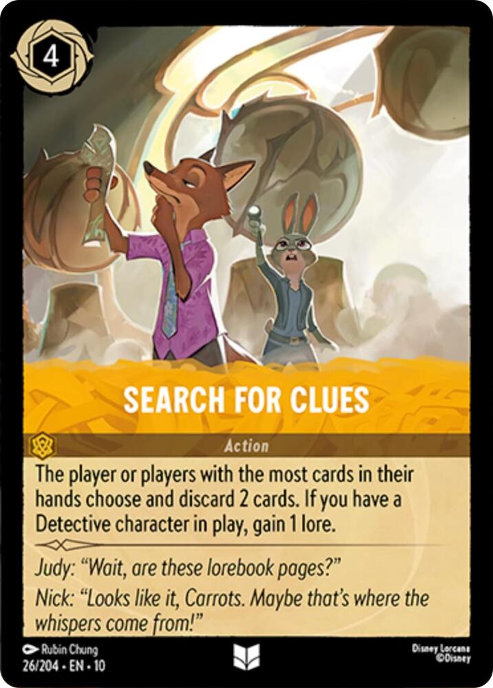 Search For Clues 26/204 (Whispers in the Well)  | Good Games Adelaide SA