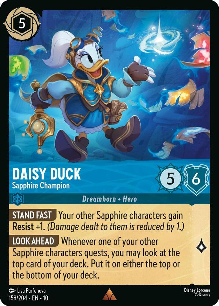 Daisy Duck Sapphire Champion 158/204 (Whispers in the Well)  | Good Games Adelaide SA