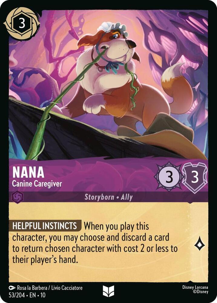 Nana Canine Caregiver 53/204 (Whispers in the Well)  - Cold Foil | Good Games Adelaide SA
