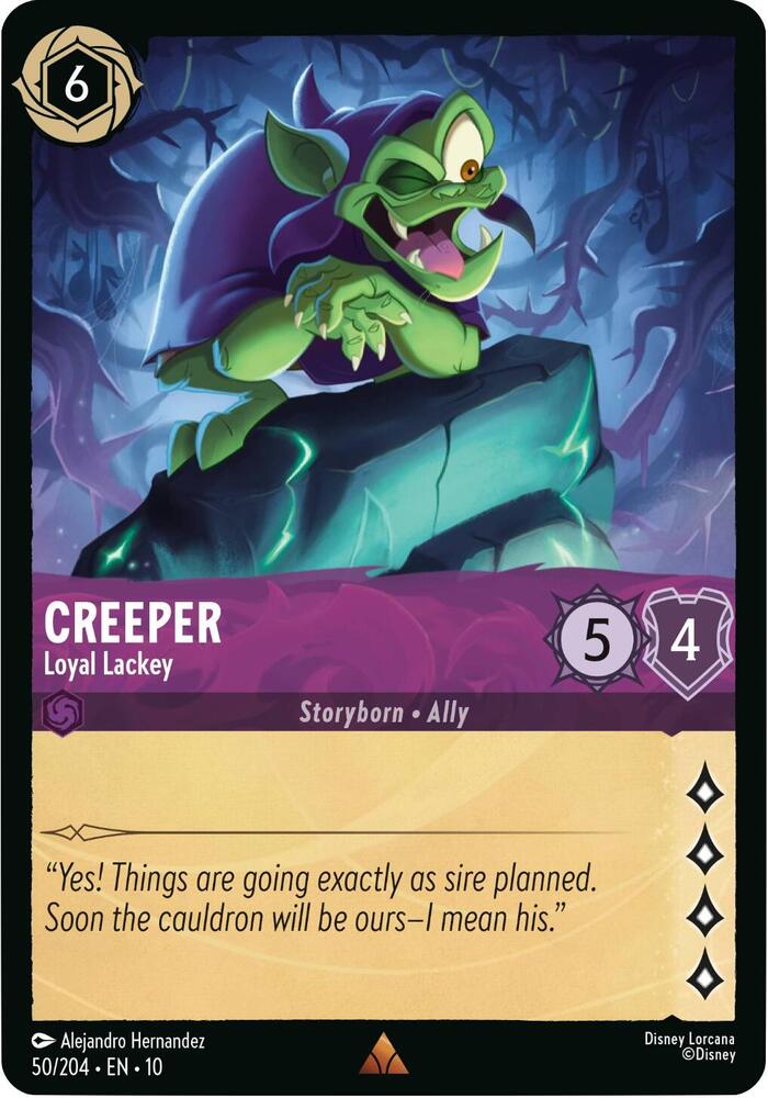 Creeper Loyal Lackey 50/204 (Whispers in the Well)  | Good Games Adelaide SA