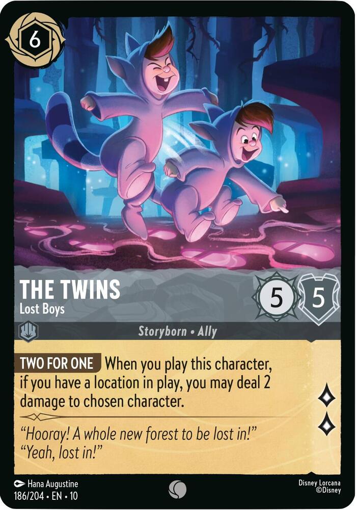 The Twins Lost Boys 186/204 (Whispers in the Well)  - Cold Foil | Good Games Adelaide SA