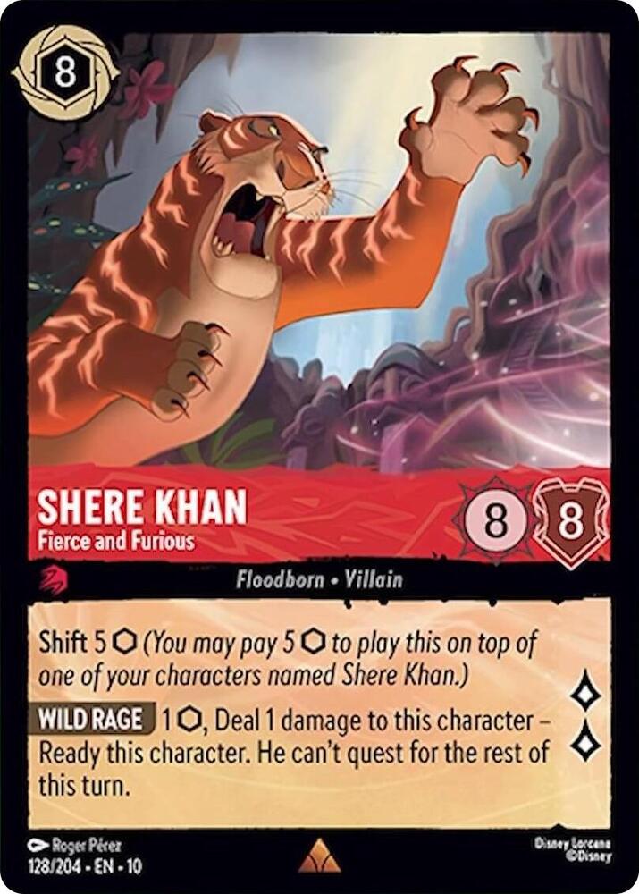 Shere Khan Fierce and Furious 128/204 (Whispers in the Well)  | Good Games Adelaide SA