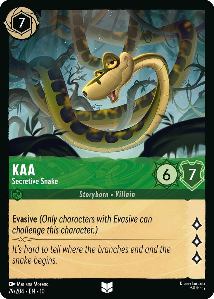 Kaa Secretive Snake 79/204 (Whispers in the Well)  | Good Games Adelaide SA