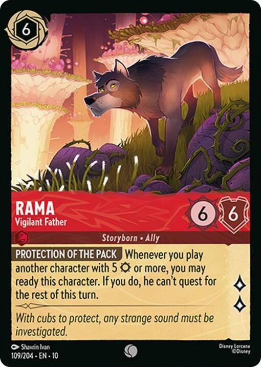 Rama Vigilant Father 109/204 (Whispers in the Well)  - Cold Foil | Good Games Adelaide SA
