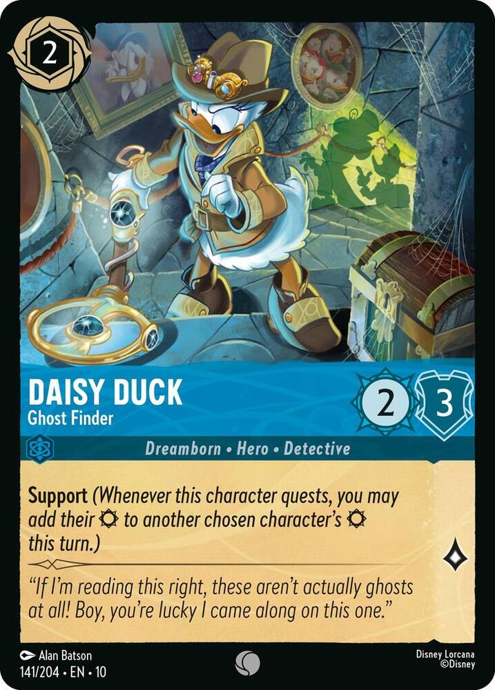 Daisy Duck Ghost Finder 141/204 (Whispers in the Well)  - Cold Foil | Good Games Adelaide SA