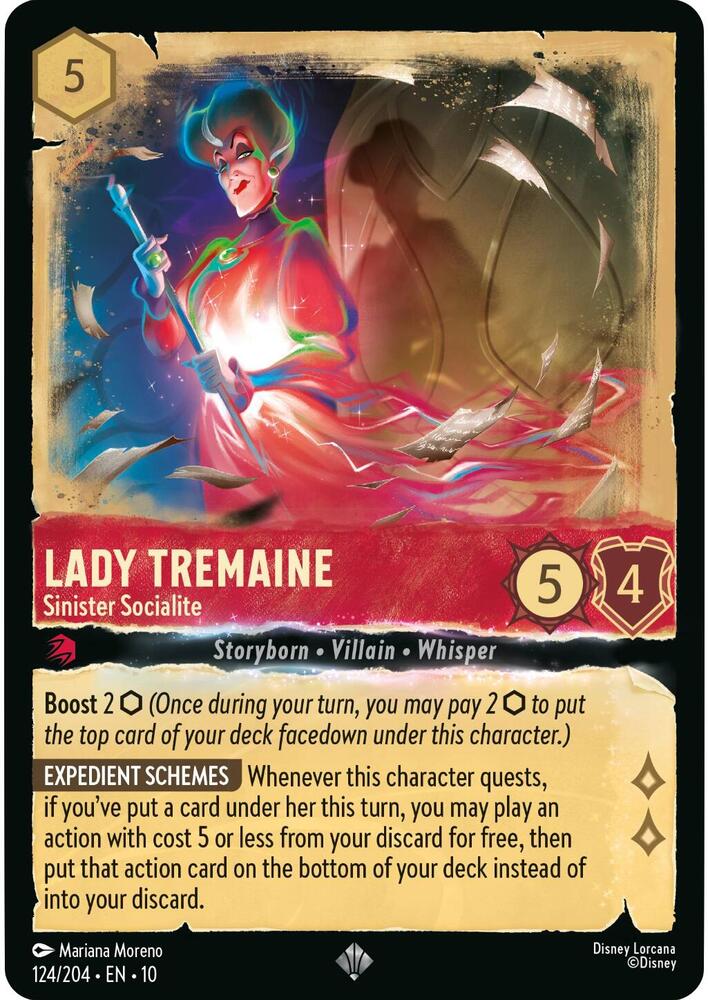 Lady Tremaine Sinister Socialite 124/204 (Whispers in the Well)  | Good Games Adelaide SA