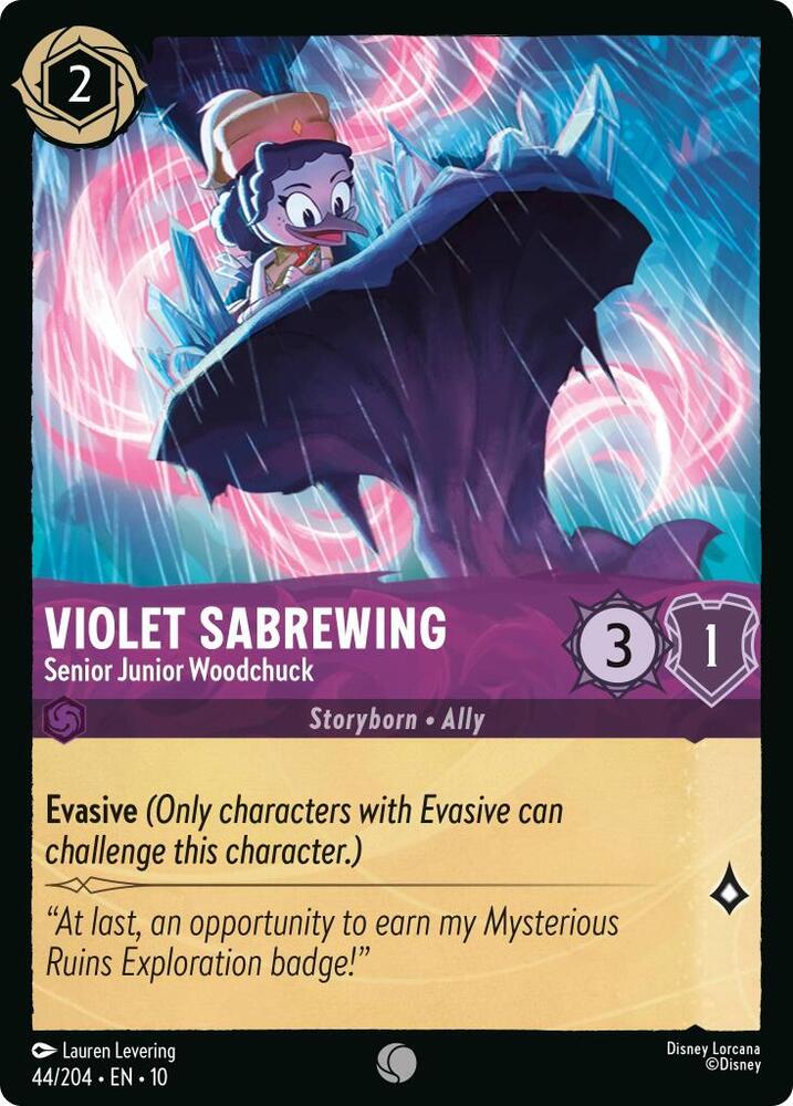 Violet Sabrewing Senior Junior Woodchuck 44/204 (Whispers in the Well)  | Good Games Adelaide SA