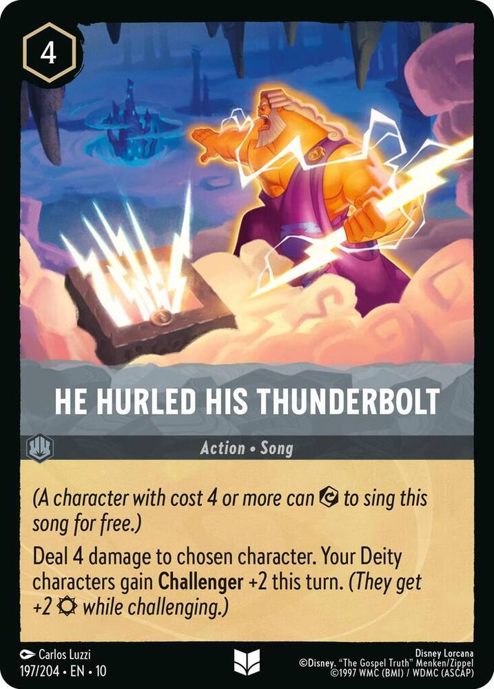 He Hurled His Thunderbolt 197/204 (Whispers in the Well)  | Good Games Adelaide SA