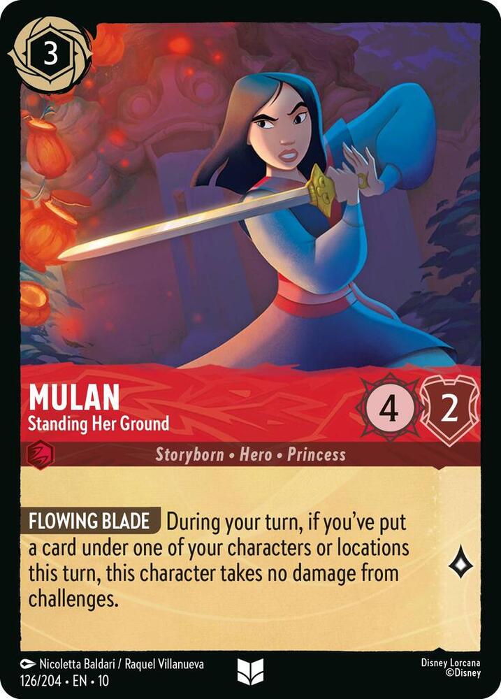 Mulan Standing Her Ground 126/204 (Whispers in the Well)  | Good Games Adelaide SA