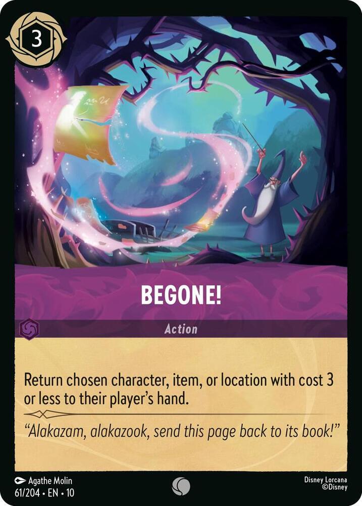 Begone 61/204 (Whispers in the Well)  - Cold Foil | Good Games Adelaide SA