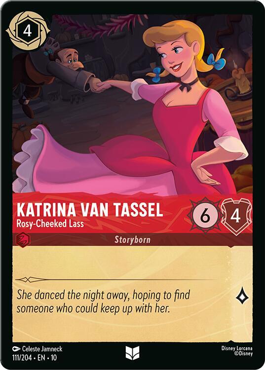 Katrina Van Tassel Rosy Cheeked Lass 111/204 (Whispers in the Well)  - Cold Foil | Good Games Adelaide SA