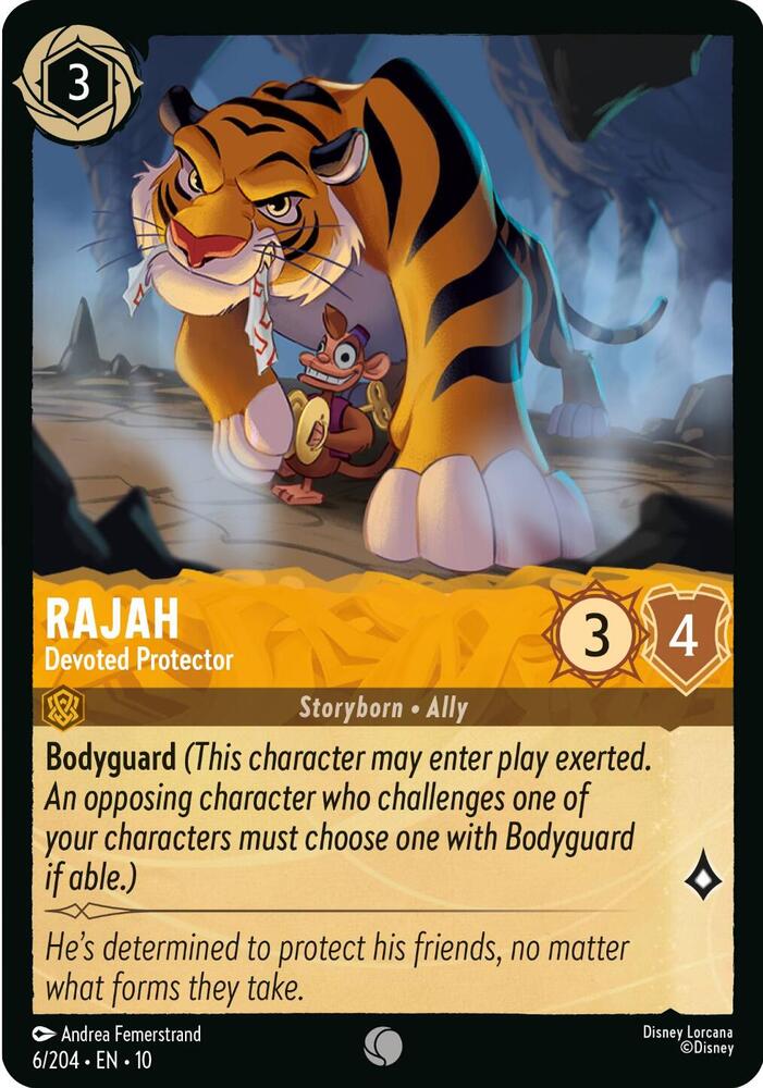 Rajah Devoted Protector 6/204 (Whispers in the Well)  | Good Games Adelaide SA