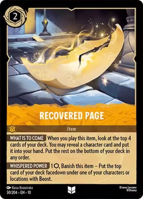 Recovered Page 30/204 (Whispers in the Well)  - Cold Foil | Good Games Adelaide SA