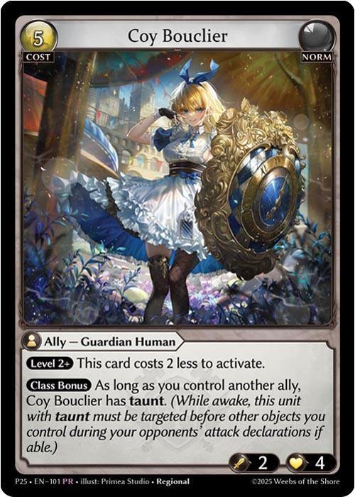 Coy Bouclier 101 (Promotional Cards)  - Foil | Good Games Adelaide SA