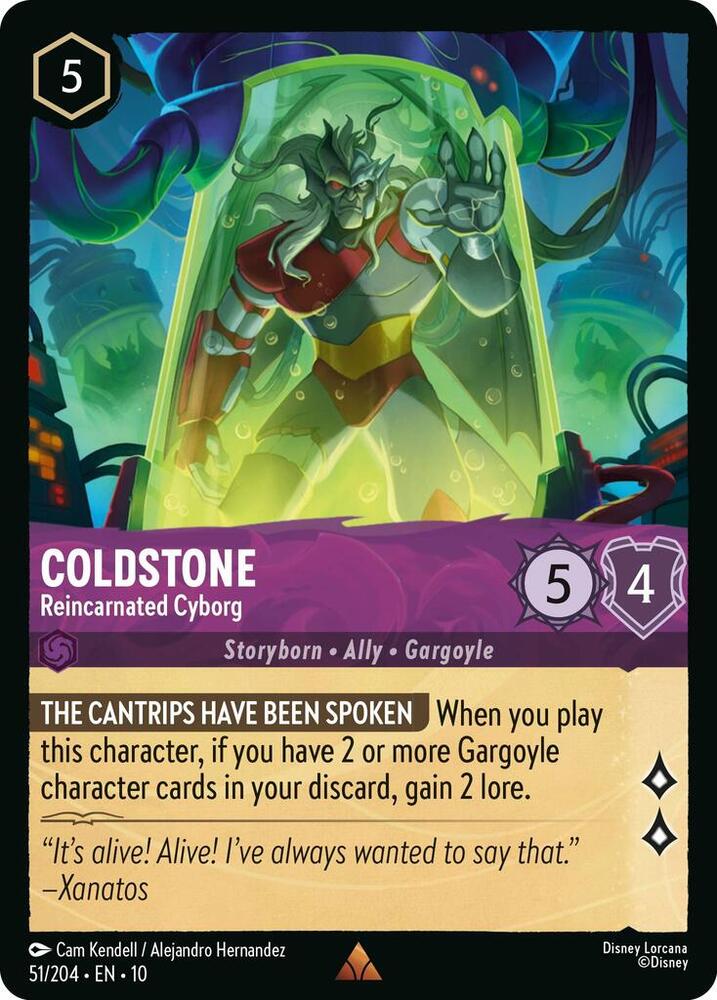 Coldstone Reincarnated Cyborg 51/204 (Whispers in the Well)  - Cold Foil | Good Games Adelaide SA