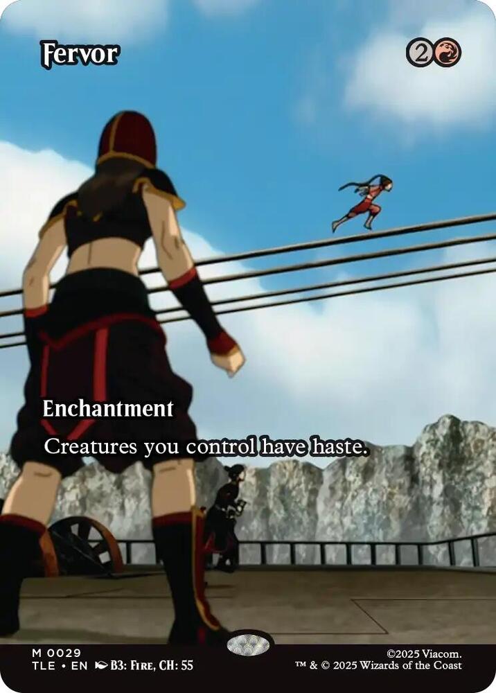 Fervor Borderless 29 (Avatar: The Last Airbender: Eternal-Legal)  | Good Games Adelaide SA