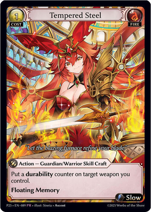 Tempered Steel 089 (Promotional Cards)  - Foil | Good Games Adelaide SA