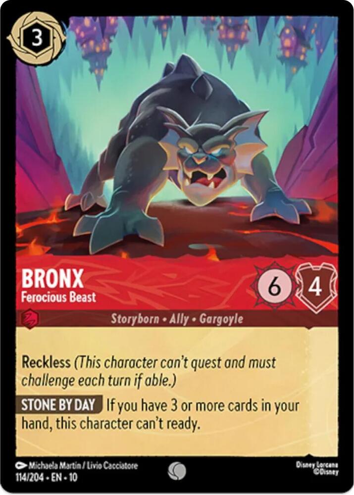 Bronx Ferocious Beast 114/204 (Whispers in the Well)  - Cold Foil | Good Games Adelaide SA
