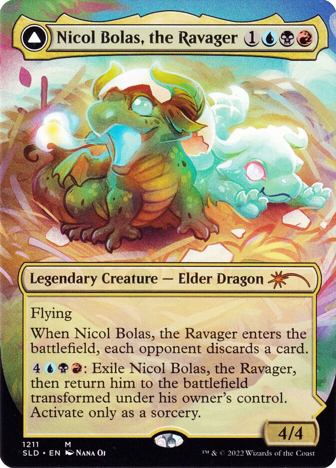 Nicol Bolas, the Ravager // Nicol Bolas, the Arisen 1211 (Secret Lair Drop Series)  | Good Games Adelaide SA