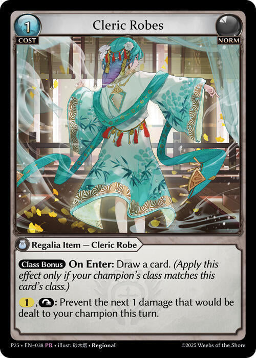 Cleric Robes 038 038 (Promotional Cards)  - Foil | Good Games Adelaide SA