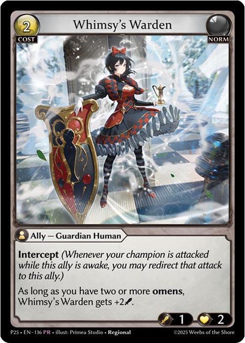 Whimsys Warden 136 (Promotional Cards)  | Good Games Adelaide SA