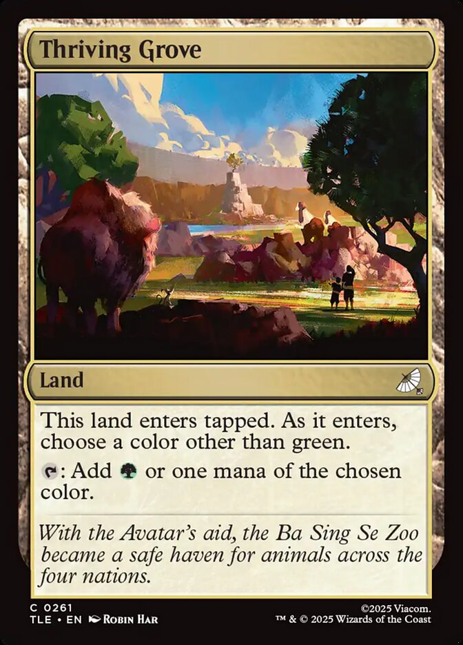 Thriving Grove 261 (Avatar: The Last Airbender: Eternal-Legal)  - Foil | Good Games Adelaide SA