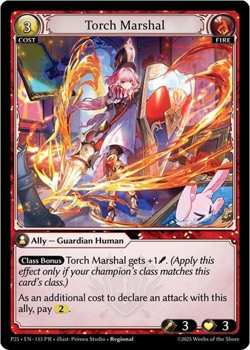 Torch Marshal 133 (Promotional Cards)  - Foil | Good Games Adelaide SA