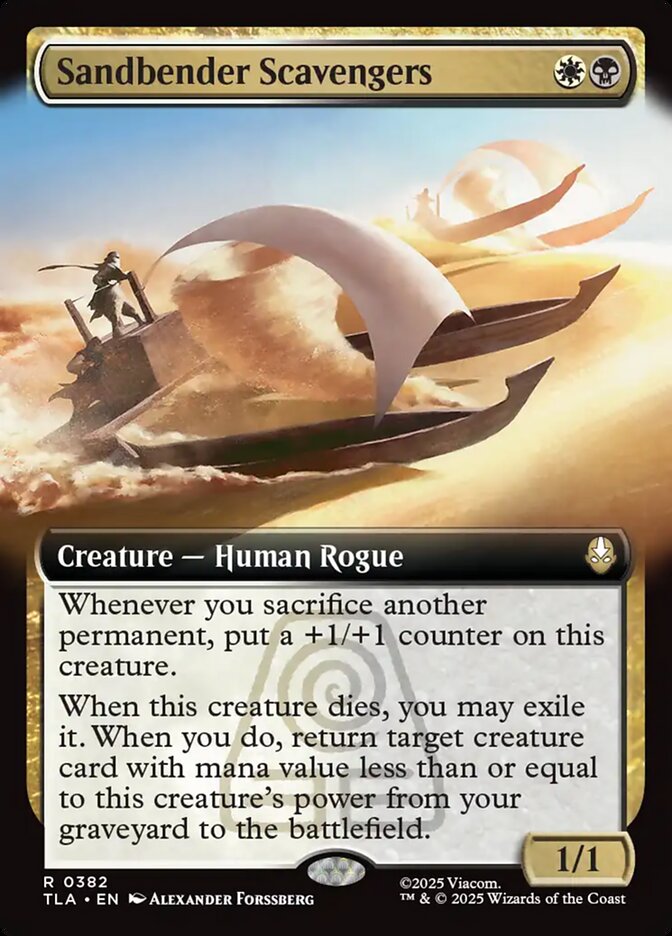 Sandbender Scavengers  382/286 (Avatar: The Last Airbender)  - Extended Art Foil | Good Games Adelaide SA