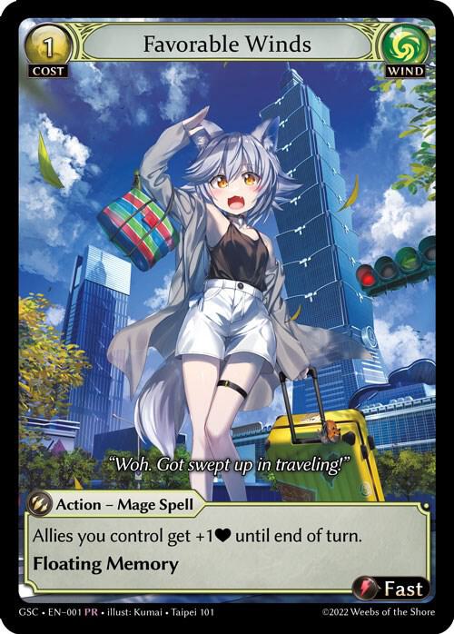 Favorable Winds 001 (Promotional Cards)  | Good Games Adelaide SA