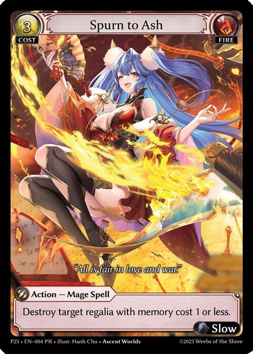 Spurn to Ash 004 (Promotional Cards)  - Foil | Good Games Adelaide SA