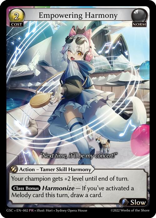 Empowering Harmony 002 (Promotional Cards)  | Good Games Adelaide SA