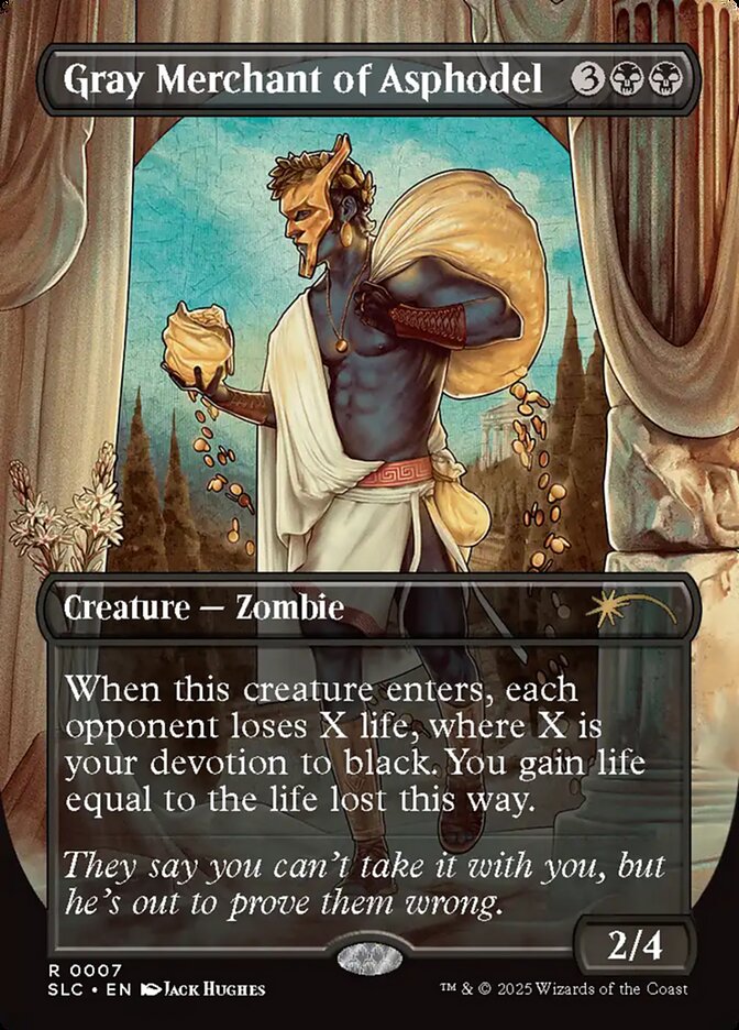 Gray Merchant of Asphodel 7 (Secret Lair Countdown Kit)  - Borderless | Good Games Adelaide SA