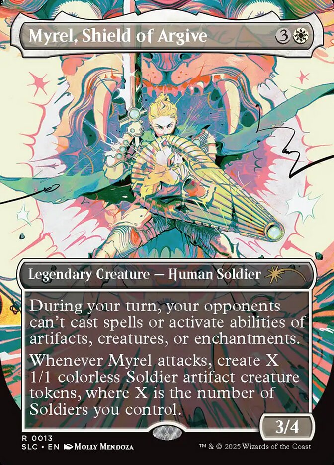 Myrel, Shield of Argive 13 (Secret Lair Countdown Kit)  - Borderless | Good Games Adelaide SA