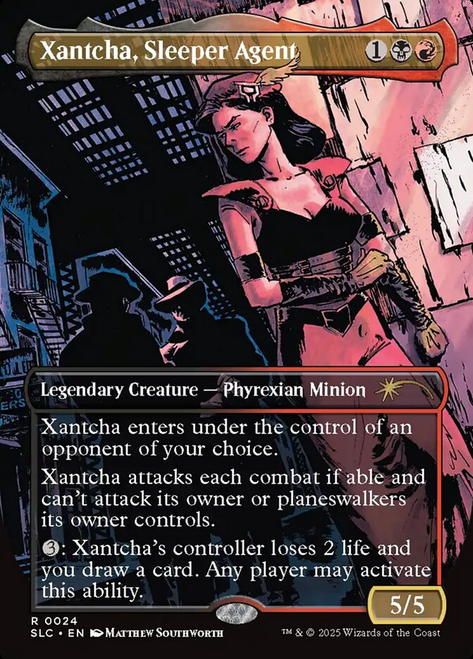 Xantcha, Sleeper Agent 24 ()  - Borderless Foil | Good Games Adelaide SA