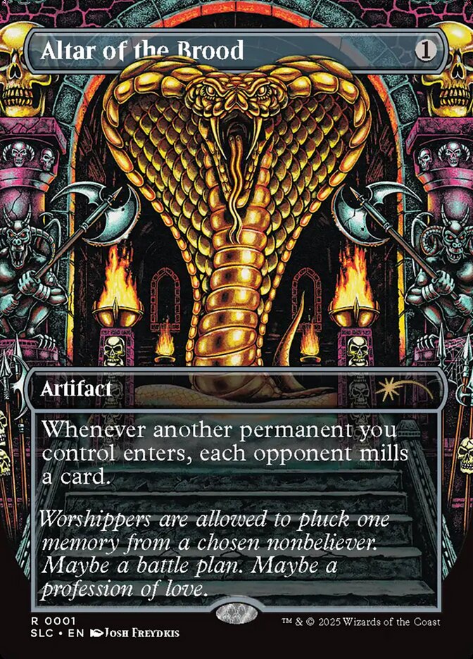 Altar of the Brood 1 ()  - Borderless Foil | Good Games Adelaide SA