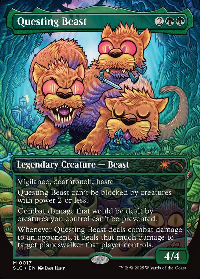 Questing Beast 17 ()  - Borderless Foil | Good Games Adelaide SA