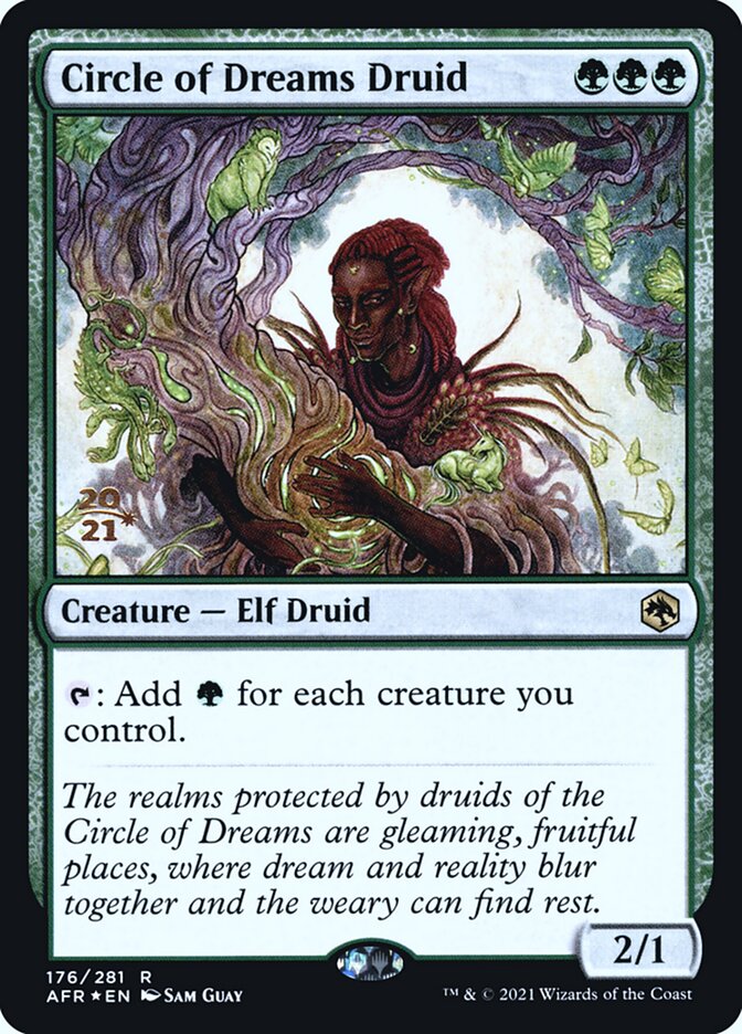 Circle of Dreams Druid 176 (Prerelease Cards)  - Foil | Good Games Adelaide SA