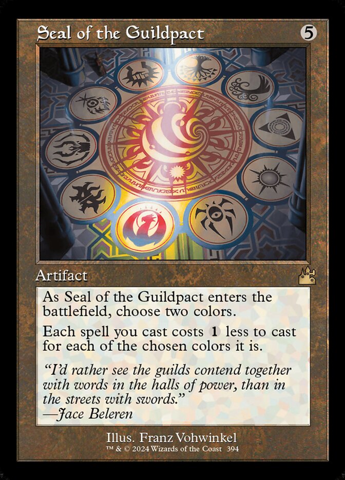Seal of the Guildpact 394 (Ravnica Remastered)  - Foil | Good Games Adelaide SA