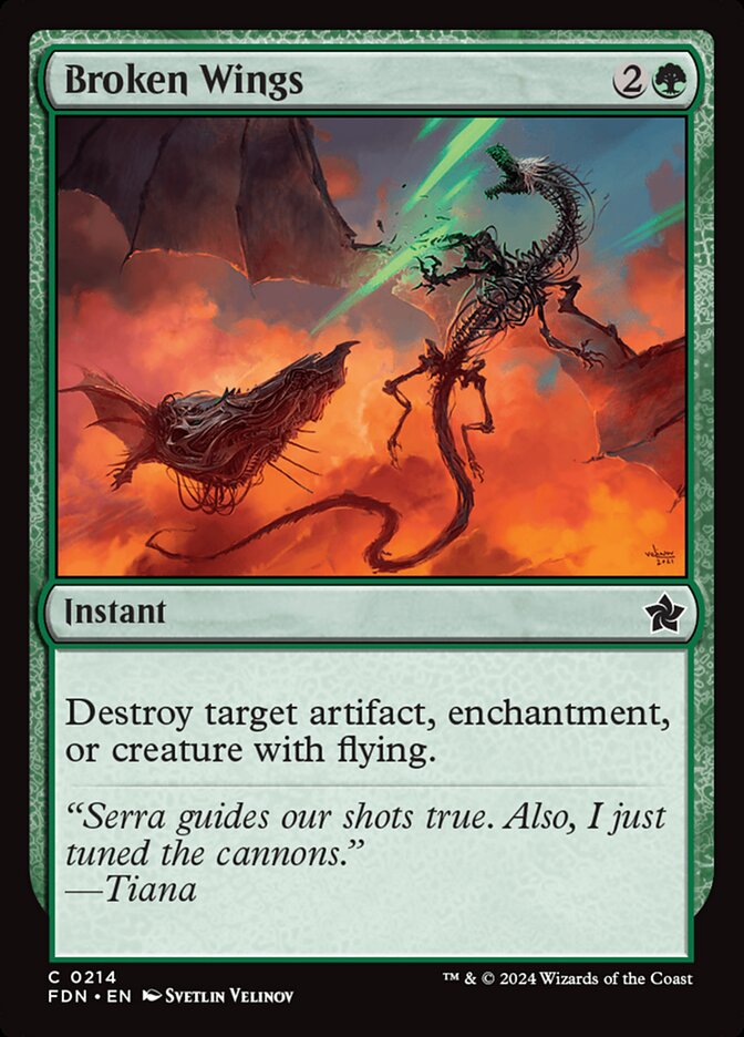 Broken Wings 214 (Foundations)  - Foil | Good Games Adelaide SA