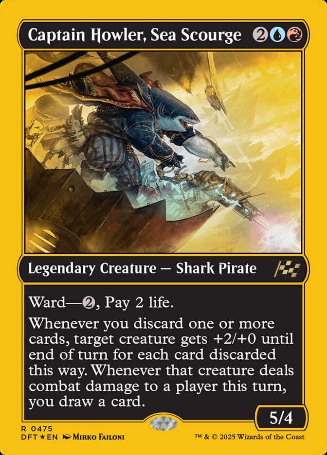 Captain Howler, Sea Scourge 475 (Aetherdrift)  - Foil | Good Games Adelaide SA