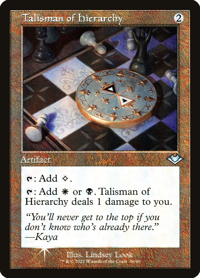 Talisman of Hierarchy 36/40 (Modern Horizons)  - Retro Foil | Good Games Adelaide SA