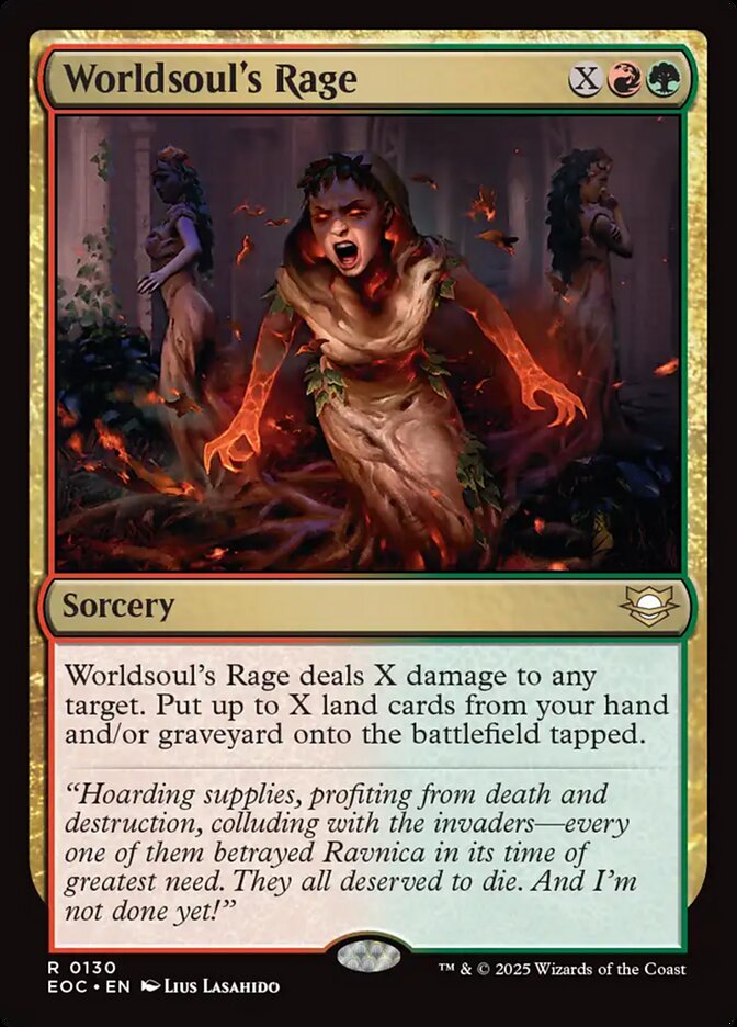 Worldsoul's Rage 130 (Commander: Edge of Eternities)  | Good Games Adelaide SA